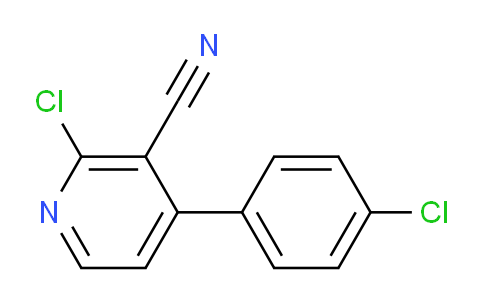 CAS No. 1225860-24-1, 2-Chloro-4-(4-chlorophenyl)nicotinonitrile