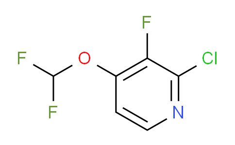 CAS No. 1805226-09-8, 2-Chloro-4-(difluoromethoxy)-3-fluoropyridine