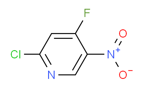 CAS No. 1261803-05-7, 2-Chloro-4-fluoro-5-nitropyridine