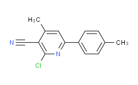 CAS No. 943117-74-6, 2-Chloro-4-methyl-6-(p-tolyl)nicotinonitrile