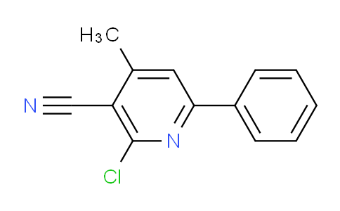 CAS No. 112190-09-7, 2-Chloro-4-methyl-6-phenylnicotinonitrile