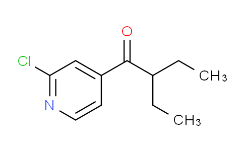 CAS No. 898785-69-8, 2-Chloro-4-pyridyl 1-ethylpropyl ketone
