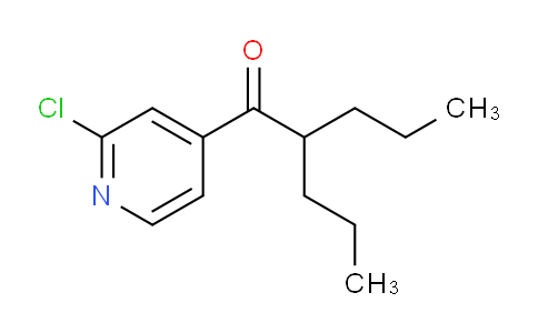 CAS No. 898785-73-4, 2-Chloro-4-pyridyl 1-propylbutyl ketone