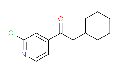 CAS No. 898785-42-7, 2-Chloro-4-pyridyl cyclohexylmethyl ketone