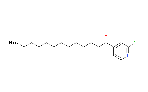 CAS No. 898784-82-2, 2-Chloro-4-tridecanoylpyridine