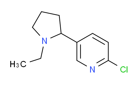 CAS No. 1352485-45-0, 2-Chloro-5-(1-ethylpyrrolidin-2-yl)pyridine