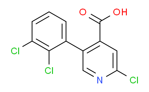 CAS No. 1261980-38-4, 2-Chloro-5-(2,3-dichlorophenyl)isonicotinic acid