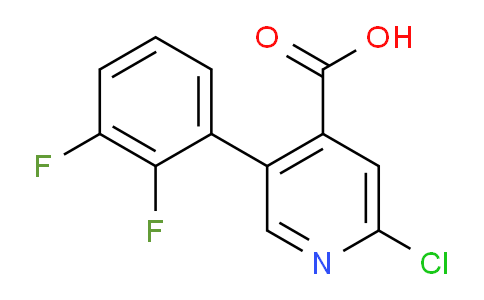 CAS No. 1261757-54-3, 2-Chloro-5-(2,3-difluorophenyl)isonicotinic acid