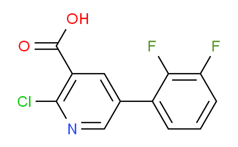 CAS No. 1261778-18-0, 2-Chloro-5-(2,3-difluorophenyl)nicotinic acid