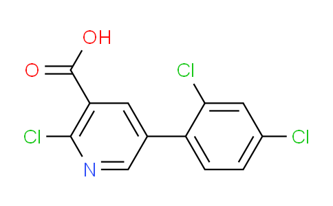 CAS No. 1261980-45-3, 2-Chloro-5-(2,4-dichlorophenyl)nicotinic acid