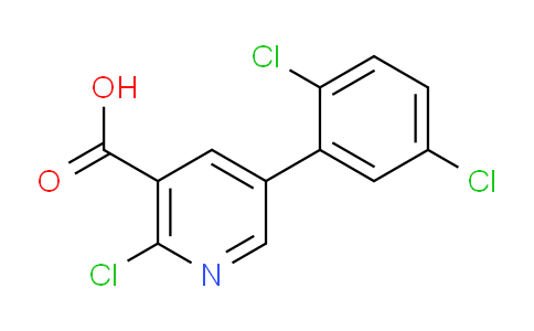 CAS No. 1261960-19-3, 2-Chloro-5-(2,5-dichlorophenyl)nicotinic acid