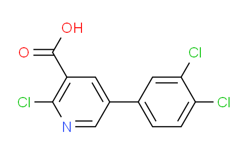 CAS No. 1262001-74-0, 2-Chloro-5-(3,4-dichlorophenyl)nicotinic acid