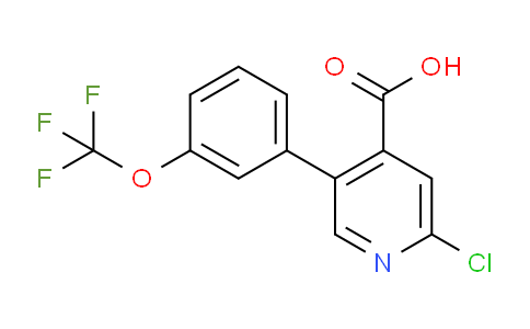 CAS No. 1258621-11-2, 2-Chloro-5-(3-(trifluoromethoxy)phenyl)isonicotinic acid