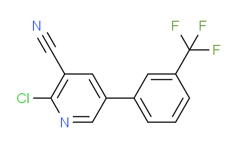 CAS No. 163563-13-1, 2-Chloro-5-(3-(trifluoromethyl)phenyl)nicotinonitrile
