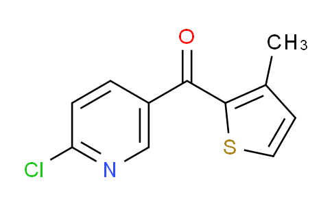 CAS No. 884504-82-9, 2-Chloro-5-(3-methyl-2-thenoyl)pyridine