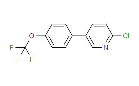 CAS No. 919478-28-7, 2-Chloro-5-(4-(trifluoromethoxy)phenyl)pyridine