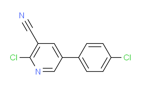 CAS No. 35982-99-1, 2-Chloro-5-(4-chlorophenyl)nicotinonitrile