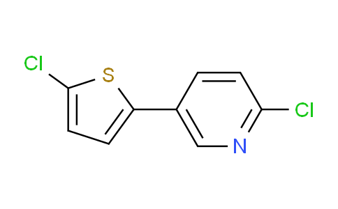 CAS No. 1187168-16-6, 2-Chloro-5-(5-chlorothiophen-2-yl)pyridine