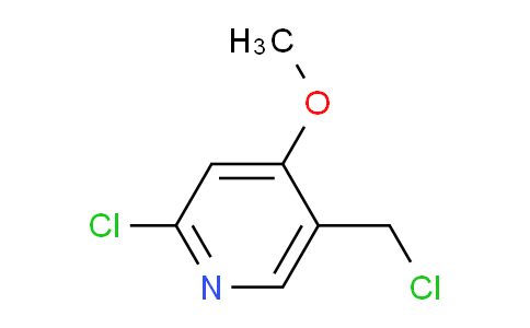 CAS No. 1256823-00-3, 2-Chloro-5-(chloromethyl)-4-methoxypyridine