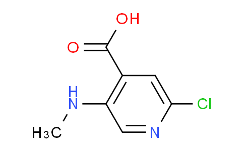 CAS No. 945737-64-4, 2-Chloro-5-(methylamino)isonicotinic acid