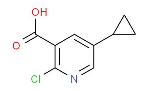 CAS No. 1035690-32-4, 2-Chloro-5-cyclopropylnicotinic acid