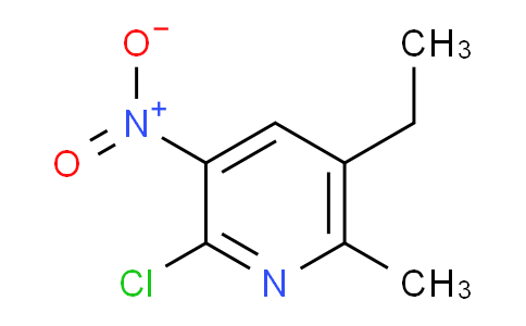 CAS No. 139393-95-6, 2-Chloro-5-ethyl-6-methyl-3-nitropyridine
