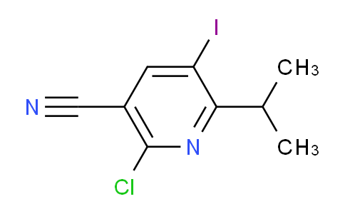 CAS No. 1203898-30-9, 2-Chloro-5-iodo-6-isopropylnicotinonitrile