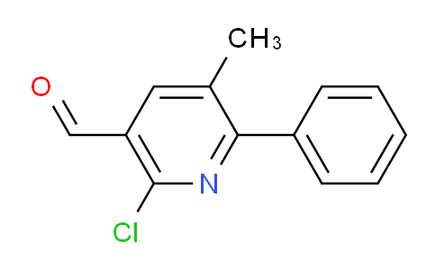 CAS No. 876345-31-2, 2-Chloro-5-methyl-6-phenylnicotinaldehyde