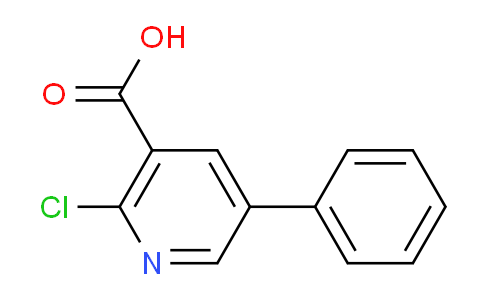CAS No. 117449-73-7, 2-Chloro-5-phenylnicotinic acid