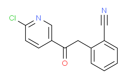 CAS No. 890100-44-4, 2-Chloro-5-[2-(2-cyanophenyl)-1-oxoethyl]pyridine
