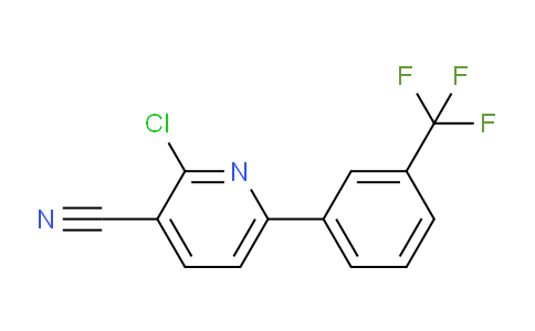 CAS No. 140692-92-8, 2-Chloro-6-(3-(trifluoromethyl)phenyl)nicotinonitrile