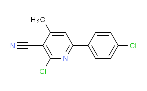CAS No. 943115-07-9, 2-Chloro-6-(4-chlorophenyl)-4-methylnicotinonitrile