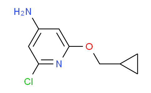 CAS No. 1186112-02-6, 2-Chloro-6-(cyclopropylmethoxy)pyridin-4-amine