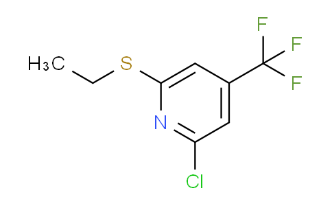 CAS No. 1160995-02-7, 2-Chloro-6-(ethylthio)-4-(trifluoromethyl)pyridine