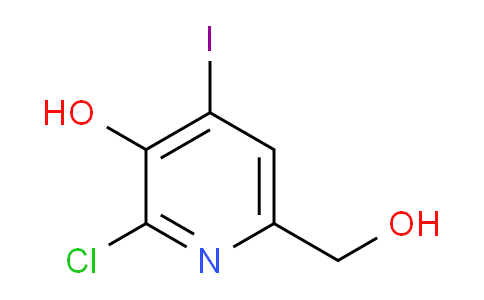 CAS No. 208519-37-3, 2-Chloro-6-(hydroxymethyl)-4-iodopyridin-3-ol