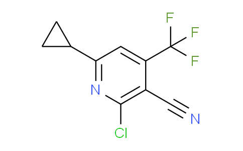 CAS No. 478049-48-8, 2-Chloro-6-cyclopropyl-4-(trifluoromethyl)nicotinonitrile