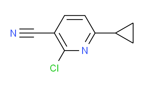 CAS No. 1198475-35-2, 2-Chloro-6-cyclopropylnicotinonitrile