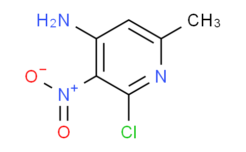 CAS No. 1026907-18-5, 2-Chloro-6-methyl-3-nitropyridin-4-amine