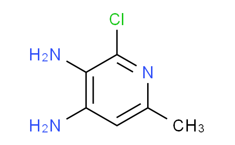 CAS No. 1624261-30-8, 2-Chloro-6-methylpyridine-3,4-diamine