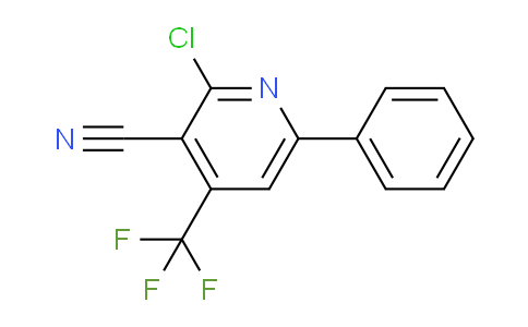 CAS No. 114084-91-2, 2-Chloro-6-phenyl-4-(trifluoromethyl)nicotinonitrile