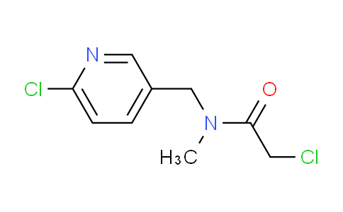 CAS No. 1353977-92-0, 2-Chloro-N-((6-chloropyridin-3-yl)methyl)-N-methylacetamide
