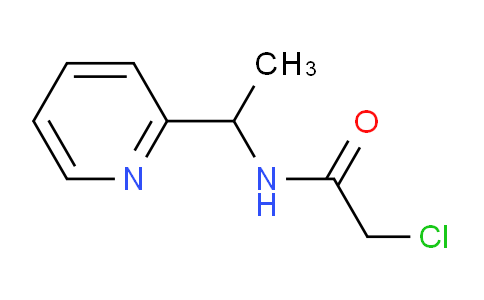 CAS No. 910218-84-7, 2-Chloro-N-(1-(pyridin-2-yl)ethyl)acetamide