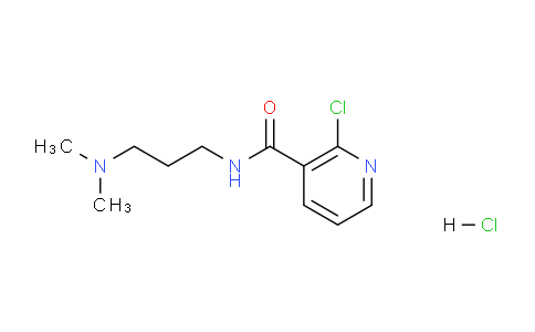 CAS No. 1220037-91-1, 2-Chloro-N-(3-(dimethylamino)propyl)nicotinamide hydrochloride