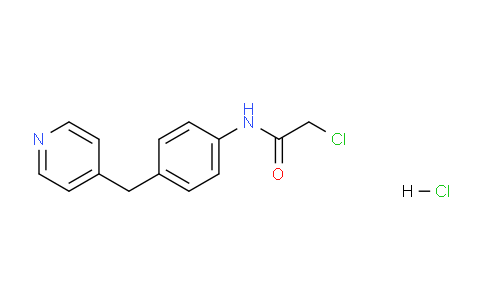 CAS No. 1211497-06-1, 2-Chloro-N-(4-(pyridin-4-ylmethyl)phenyl)acetamide hydrochloride
