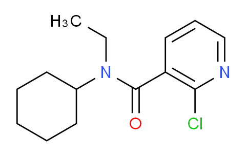 CAS No. 1016760-14-7, 2-Chloro-N-cyclohexyl-N-ethylnicotinamide