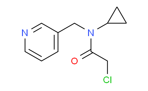 CAS No. 1183772-92-0, 2-Chloro-N-cyclopropyl-N-(pyridin-3-ylmethyl)acetamide