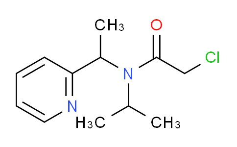 CAS No. 1353986-24-9, 2-Chloro-N-isopropyl-N-(1-(pyridin-2-yl)ethyl)acetamide