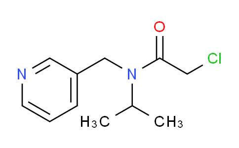 CAS No. 1184804-60-1, 2-Chloro-N-isopropyl-N-(pyridin-3-ylmethyl)acetamide