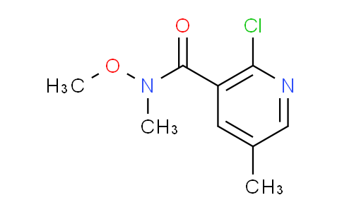 CAS No. 1203499-50-6, 2-Chloro-N-methoxy-N,5-dimethylnicotinamide
