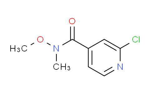 CAS No. 250263-39-9, 2-Chloro-N-methoxy-N-methylisonicotinamide